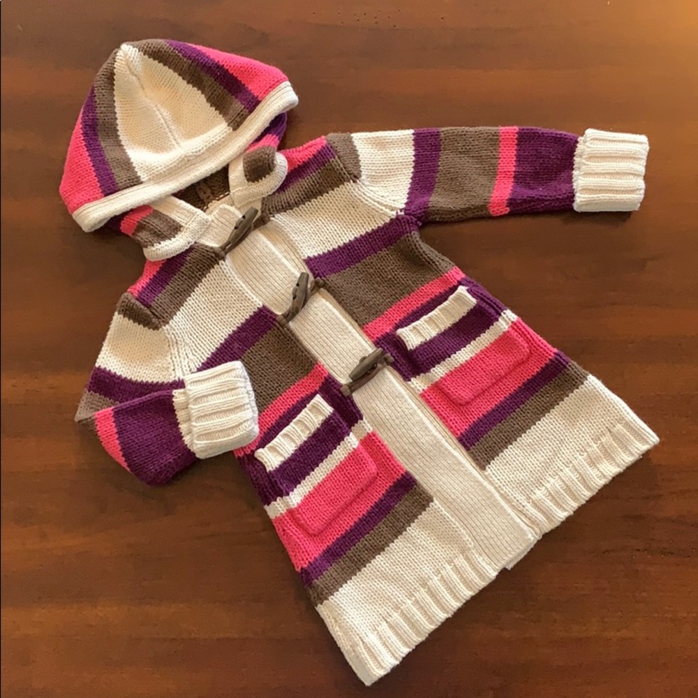 Old Navy striped sweater, size 12-18 mos